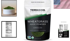 Organic Wheat Grass Juice Powder, 5 Oz – Energizing Detox & Nutrition