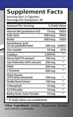 Produce Hydrogen Peroxide – Anti Gray Hair Solution 1500mg – Beta Sitosterol 6B