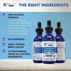 BioSource Labs Complex Diet Drops Full Strength Natural Weight Management Drops
