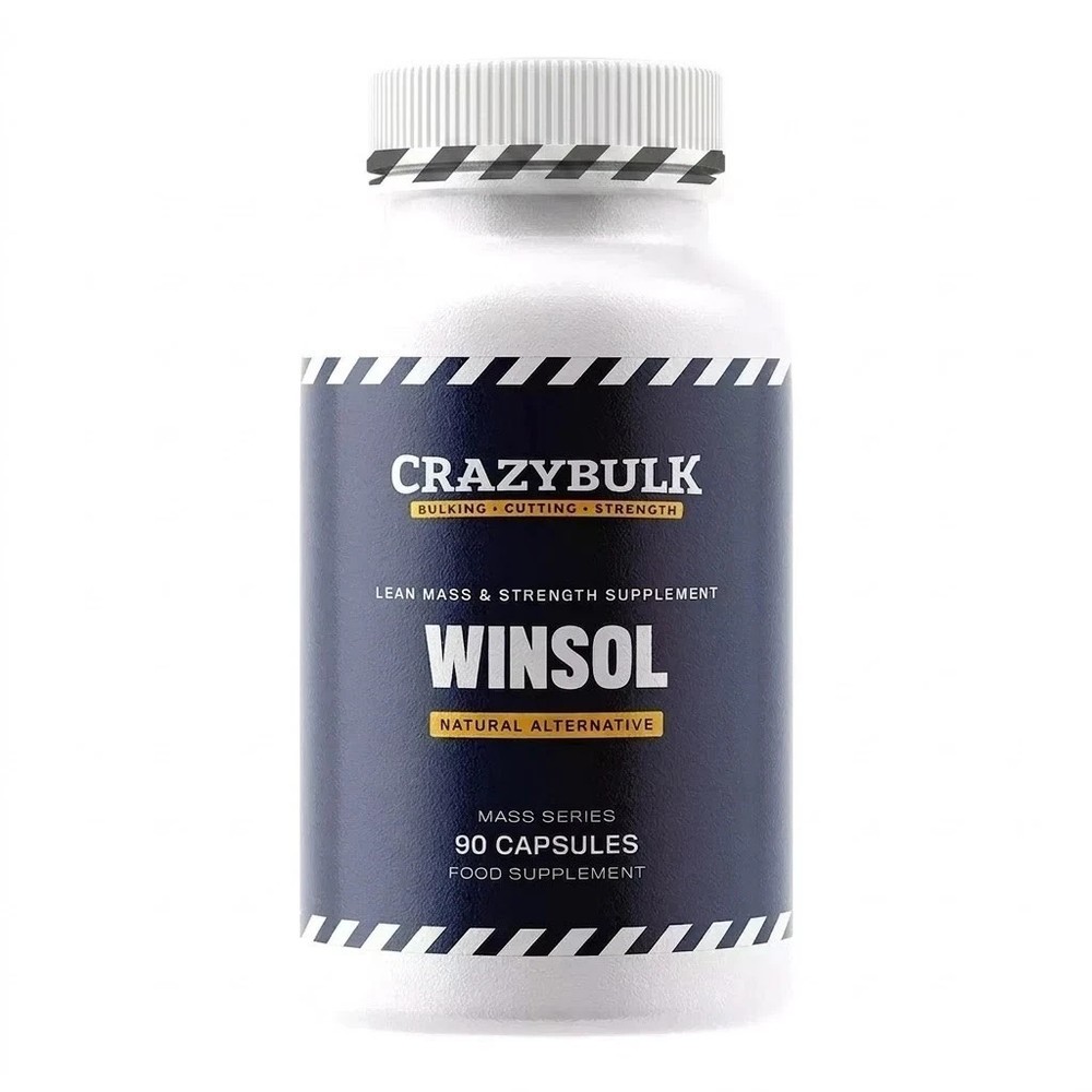 CrazyBulk WINSOL (WINSTROL) Natural Alternative for Lean Mass 90 caps, Pack of 2