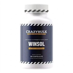 CrazyBulk WINSOL (WINSTROL) Natural Alternative for Lean Mass 90 caps, Pack of 1