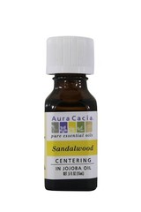 Aura Cacia Sandalwood in Jojoba Oil – 0.5fl oz