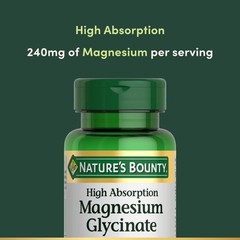 (3 pack) High Absorption Magnesium Glycinate Supplements