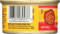 Beef & Chicken Cat Food,Can 3 oz. (Pack of 24)