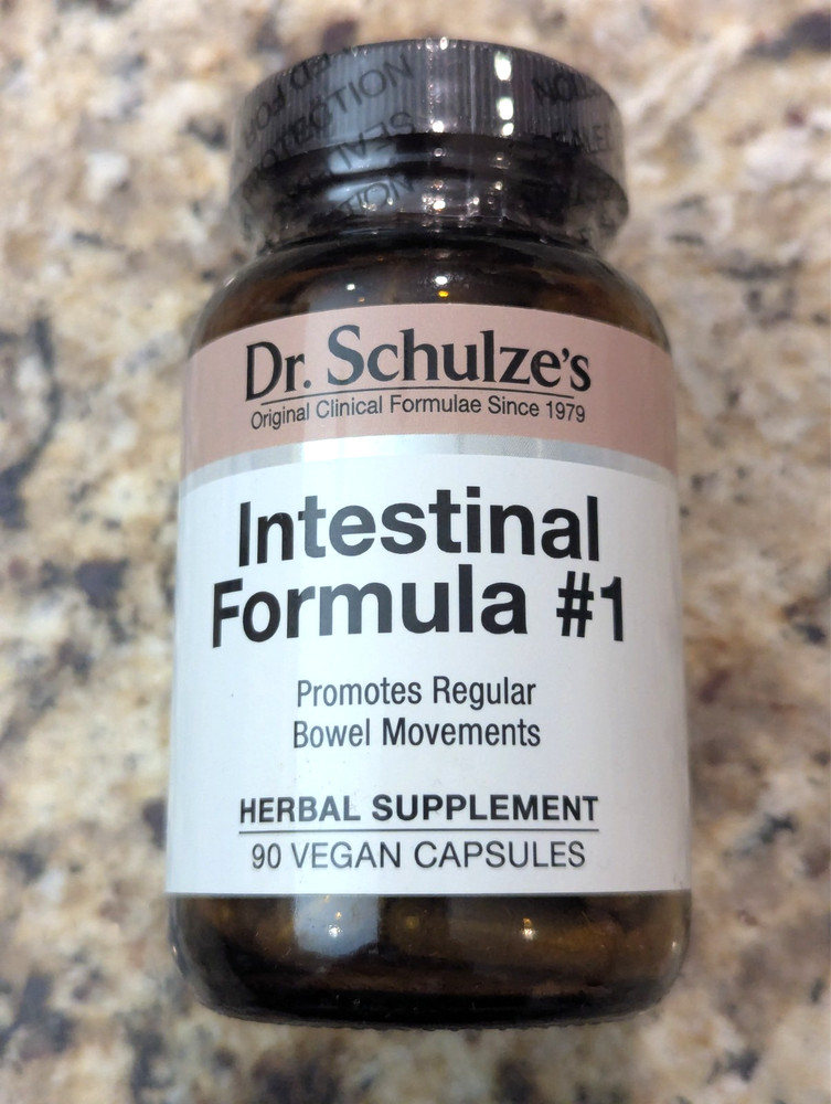 Dr. Schulze’s Intestinal Formula #1 Supplement 90 capsules exp: 07/2026