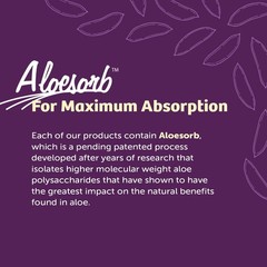 Aloe Vera Juice 128 Fl Oz – Whole Leaf Filtered Non-GMO with Aloesorb – Gut