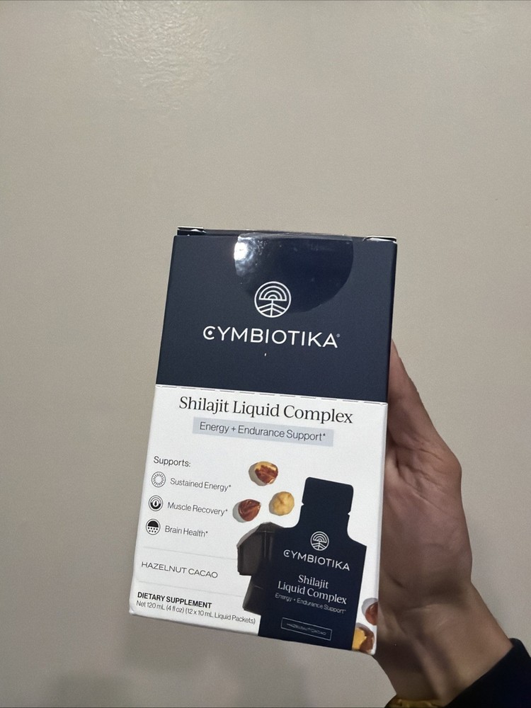Liquid Cymbiotika Complex Hazelnut Cacao 12 Packets NEW