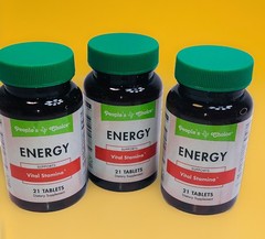 3X Bottles People’s Choice Energy Guarana Green Tea Ginseng stamina 63 Tablets