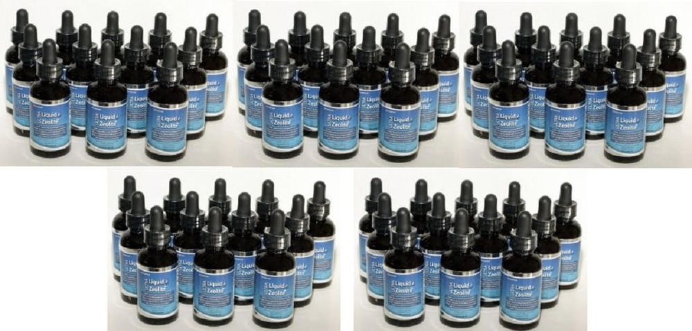50 FOR $449 QTY 50 – 1 OZ ULTRA LIQUID ZEOLITE with DHQ NOT POWDER capsules !