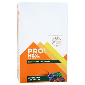 Probar Meal On-the-Go Bar Superberry and Greens 12 bars