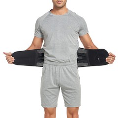 Men Waist Trainer Back Support Belt Weight Loss Body Shaper Corset Yoga Sport