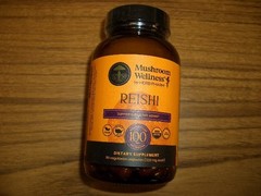 Mushroom Wellness Reishi, 90 Vegetarian Capsules (333 mg per Capsule) Exp 5/2028