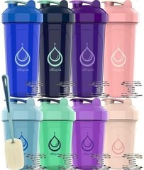 diliqua 10 PACK Shaker Bottles for Protein Mixes | BPA-Free & Dishwasher Safe…