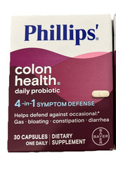 Phillips Colon Health Daily Probiotic Dietary Supplement 30ct Exp 03/2026+