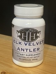 Elk Velvet Antler Capsules Dietary Supplement Overall Wellness/Natural Healing