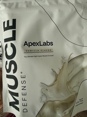 ApexLabs Muscle Defense Vanilla Hydrolyzed Protein Powder 15 Servings 8.57 oz
