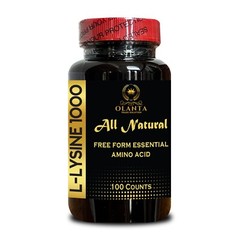L-LYSINE 1000 mg FREE FORM AMINO ACID ESSENTIAL – 1000 Milligrams Essential – 1B