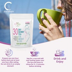 Herbal Skinny Tea Bags for Weight Loss Detox Tea Support Digestive NO-Caffeine