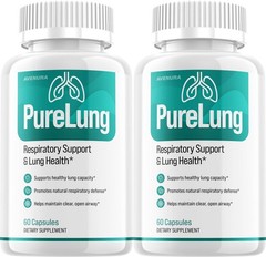 (2 Pack) PureLung Capsules – Pure Lung Pills Natural Blend Breathing Support