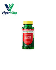 Spring Valley Odor-Control Garlic Softgels 1000 mg Heart Health 200 Count