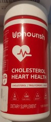 UpNourish Cholesterol Heart Health Supplement 120 Softgels Exp 09/26