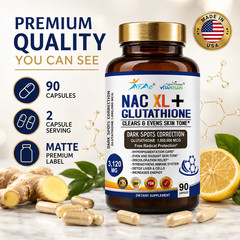 Glutathione Whitening Pills – Dark Spots & Acne Scar Support skin USA 100%