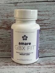Amare Global GBX Fit 30 Capsules – 1st Quadbiotic for Weight Loss; Pack of 2.