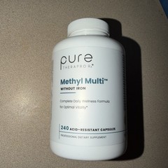 PURE Methyl Multi Without Iron Methylated Multivitamin Men Women 4/28/27