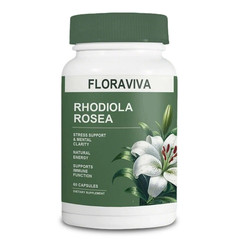 Floraviva Rhodiola Rosea Capsules 500Mg – Natural Adaptogen Supplement for Stres