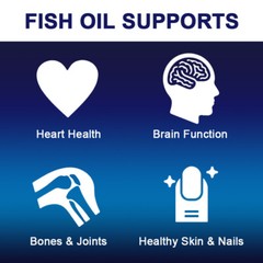 120 Pills Omega 3 Fish Oil Capsules Triple Strength EPA & DHA, Highest Potency