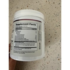 Snap Nitric Oxide Mixed Berry Flavor 8.8 oz Powder Circulation Superfood 07/2027