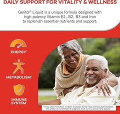 3 Pack Geritol Liquid B-Vitamins & Iron Supplement 3×12 oz Fast ShippinG