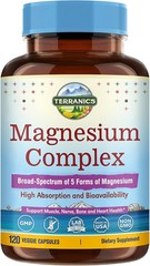 Terranics 5-in-1 Magnesium Complex Supplement 500mg – 5 120 Count (Pack of 1)