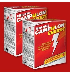 (2Pack) Neuro Campolon Energy Supplement , 12 Drinkable 10 mL Pouches