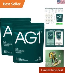 Daily Greens Powder Supplement: 75 Vitamins & Probiotics for Whole Body Health