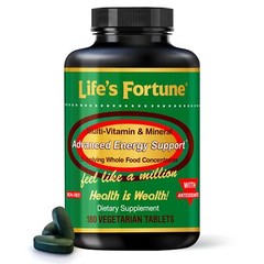 Life’s Fortune Whole Food Multivitamin & Mineral Advanced Energy Support Supp…
