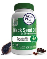 Health Thru Nutrition Black Seed Oil 500mg 100 Softgels 100 Count (Pack of 1)