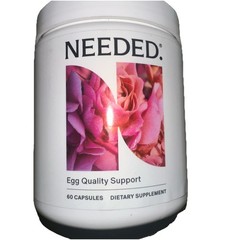 Needed Egg Quality Support Antioxidant Supplement 60 Capsules Sealed Exp:04/27