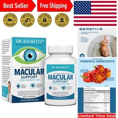 Macular Support with Lutein, Zeaxanthin & Zinc – 60 Eye Health Capsules