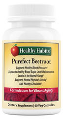 Healthy Habits Purefect Beetroot – Organic Beetroot Powder Bottle 60 Veg Capsule