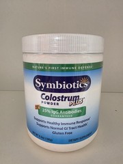 Symbiotics Colostrum Plus Powder 6.3oz (180g) supports immune response & GI trac