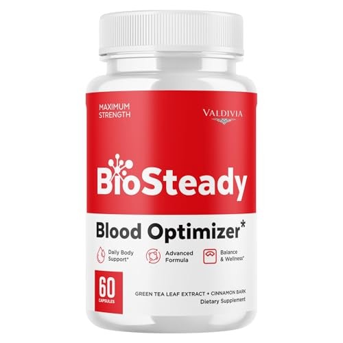 BioSteady Blood Sugar Balance Supplement Capsules Natural 1 Pack 60Ct