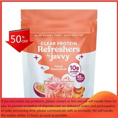 Javvy Passionfruit Peach Clear Protein Refreshers – 8.9oz