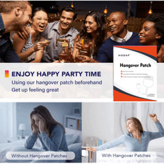 Hangover Patch – 30 Count Pack: New, Sealed Exp 02/09/2025