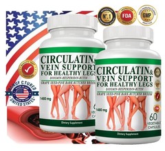 Blood Circulation Vein Support 120 Blood Flow, Leg Vein Support Artery Health