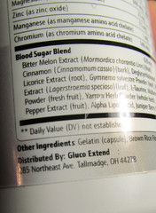NEW SEALED BOTTLE OF GLUCO EXTEND AUTHENTIC SUPPORTS HEALTHY BLOOD SUGAR 60 CAPS