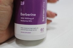 Bettervits Berberine With 1,000mg Pure Berberine, 60ct, Expires 01/2028
