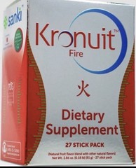 Sanki Kronuit FireDietary Supplement Powder 27 Stick Pack Green READ DESCRIPTION