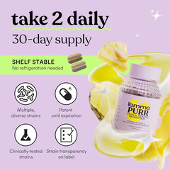 Lemme Purr Vaginal Probiotics pH Odor UT Support 60 Veg Caps