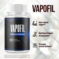 (1 Pack) Vapofil Advanced Male Pills Vapo Fil Formula Supplement 60 Capsules